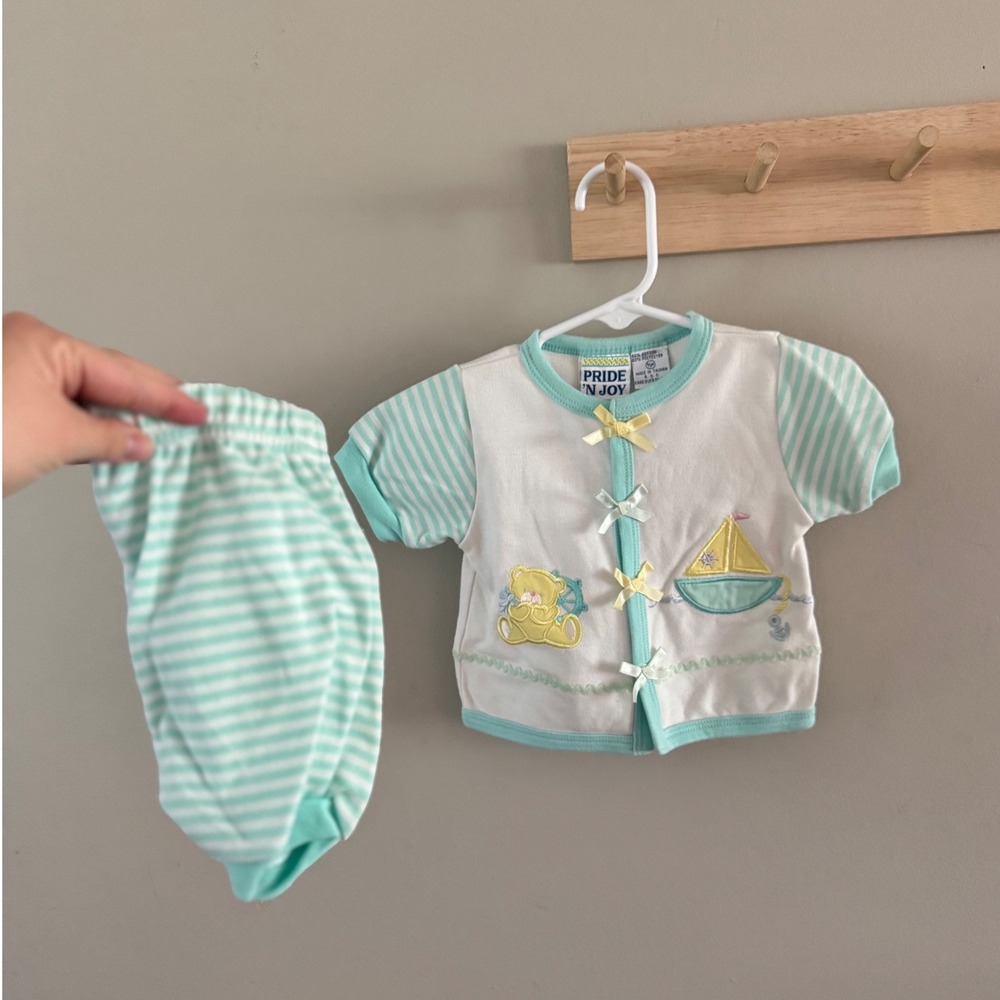 6/9M vintage two piece set